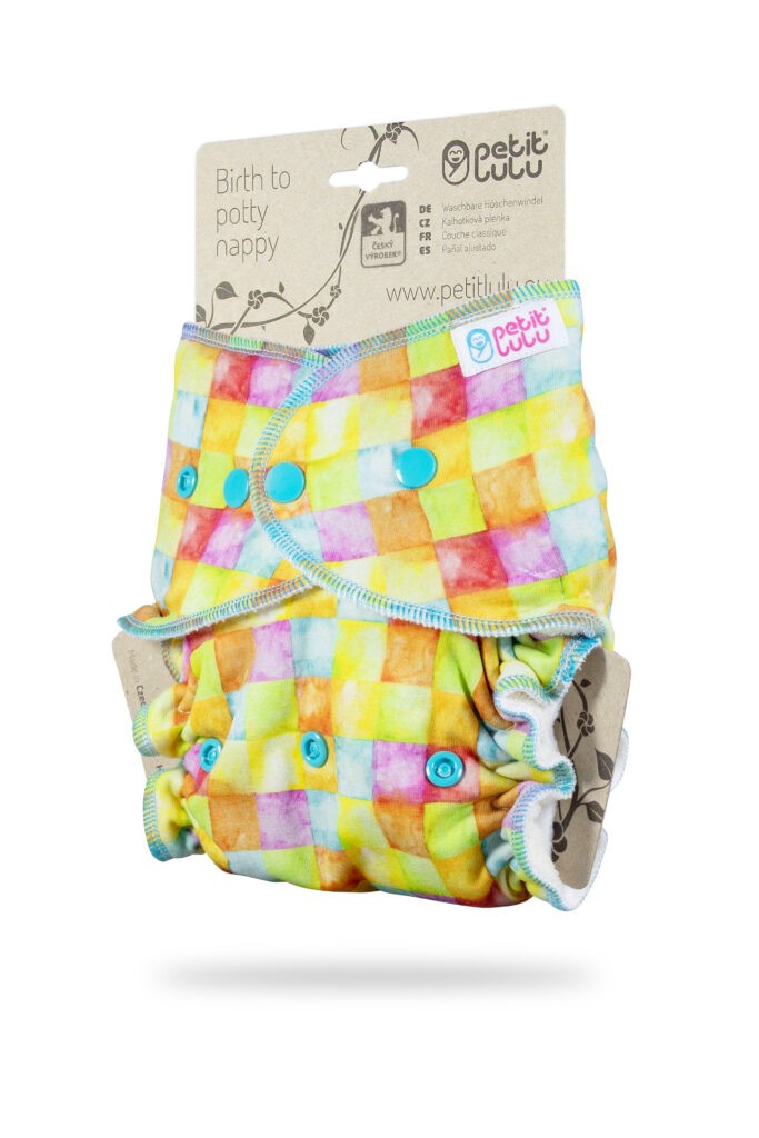 Colourful Cubes - One Size Höschenwindel Classic - Druckies