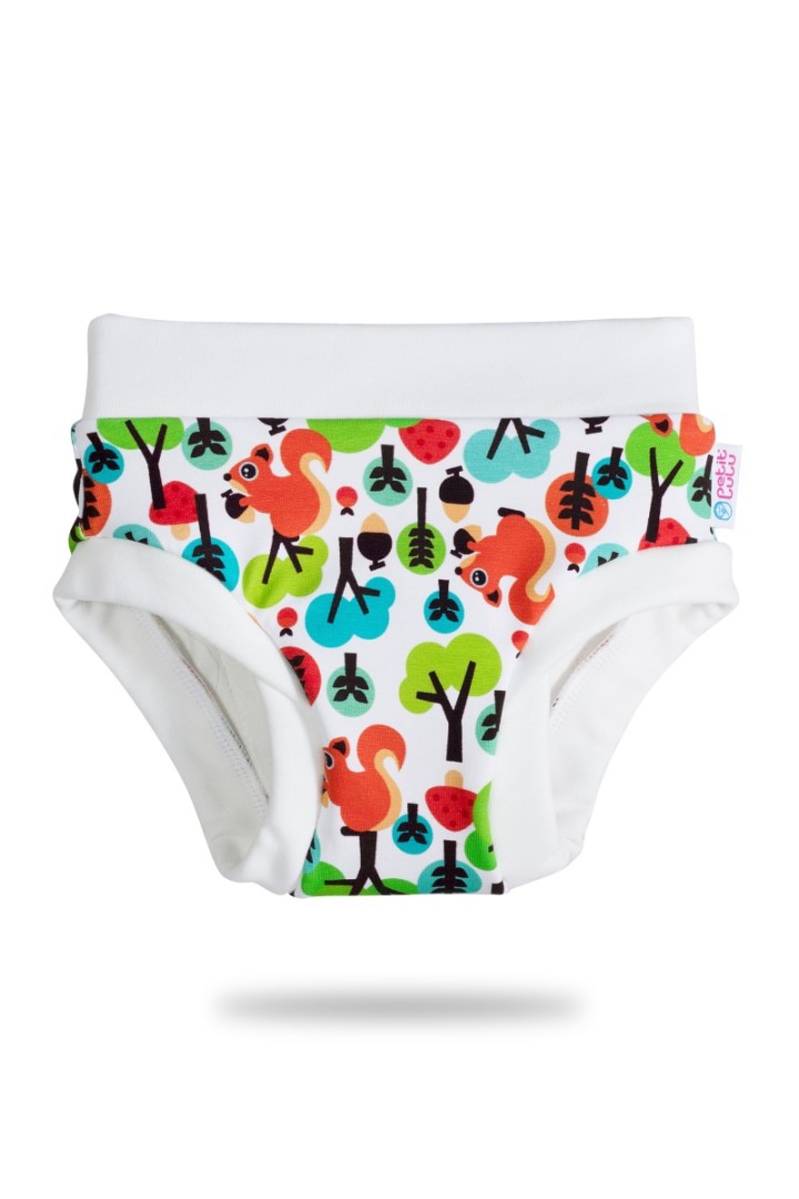 Popolini Reusable Pull Up Potty Training Pants Green Leaves - Earthmother.ie