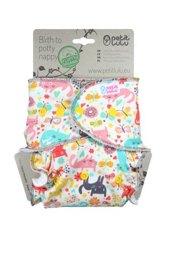 Cat Meadow - One Size Nappy (Snaps)
