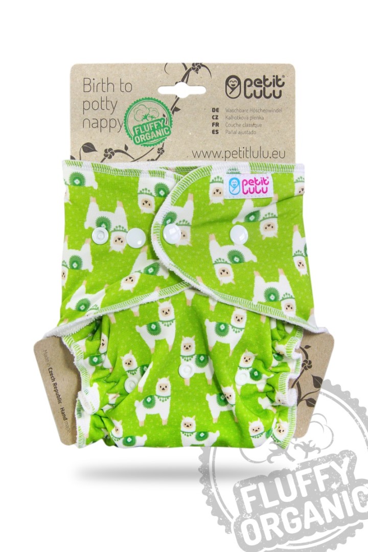 Alpacas - Maxi Night Nappy (Snaps)